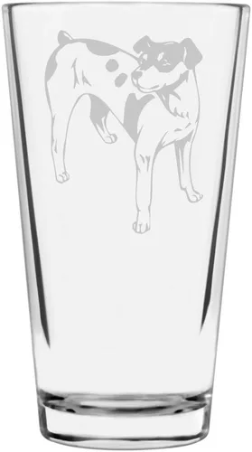 Vista 119 de Podenco Canario - Vaso de pinta de 16 onzas con temática de perro personalizado