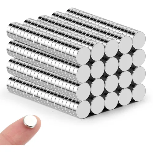 Vista 13 de DIYMAG Imanes pequeños para refrigerador, 200 imanes redondos de tierras