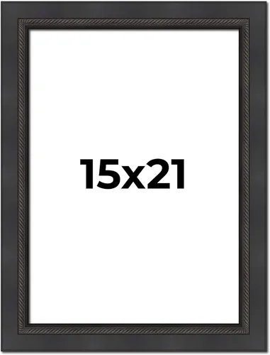 Vista 139 de Poster Palooza Marco de 5 x 5 pulgadas, color negro, cuerda biselada, marco de madera maciza, ancho de moldeo de 2 pulgadas, con plexiglás acrílico