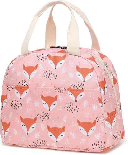 Vista 18 de Lonchera aislada con aguacate para mujeres y niñas, lonchera reutilizable, bolsa de picnic para adultos, niños, escuela, trabajo, viajes