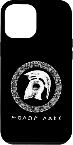 Vista 10 de Carcasa para iPhone 12 mini Molon Labe Spartan Warrior Helmet Antigua Guerra Griega