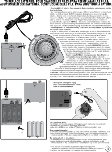 Vista 4 de Disfraz inflable de avestruz