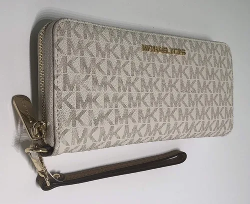 Vista 3 de MICHAEL Michael Kors Jet Set Cartera Continental de viaje con gancho para monedero Michael Kors