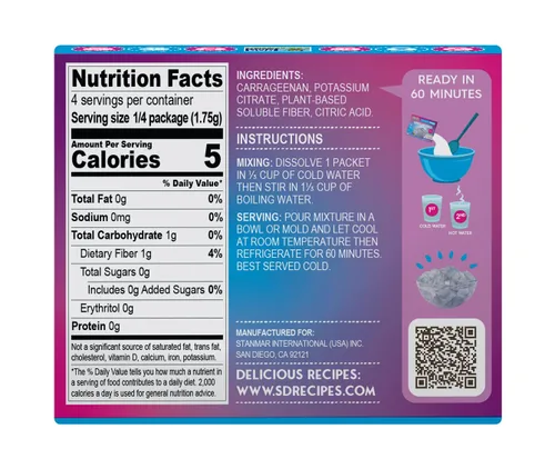 Vista 2 de Simply Delish, Jel Dessert Unflavored, 0.3 Ounce