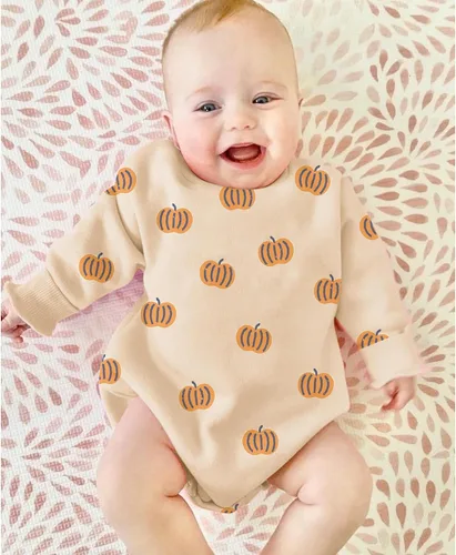 Vista 2 de Baby My First Halloween - Conjunto de ropa para niñas, conjunto de pantalones y sudadera