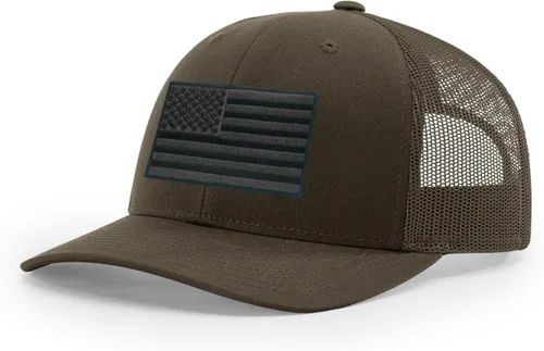 Vista 70 de Joe's USA Richardson 112 - Gorras de camionero con parche gráfico personalizado - Gorras estructuradas de cinco y seis paneles Richardson Premium
