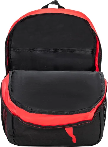 Vista 4 de PUMA Meridian mochila para niños, Meridian Mochila, NegroRojo