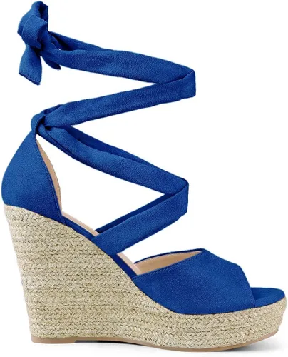 Vista 7 de Allegra K Alpargatas con cordones para mujer