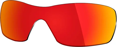 Vista 3 de mryok 4pares polarizadas lentes de repuesto para Oakley Dartanteojos de sol Stealth negrorojo fuegohielo azulplata titanio