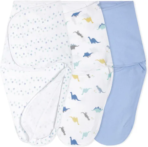 Vista 10 de aden + anais Essentials - Manta de envolver fácil de cambiar rápidamente con cremallera inferior, manta de punto de algodón para recién nacidos, TOG