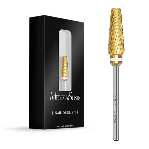 Vista 41 de MelodySusie Super Cut Edition Brocas para Uñas 5 en 1, Brocas Multifunción de Carburo de Tungsteno de 3/32'', Adecuadas para Manicura Pedicura