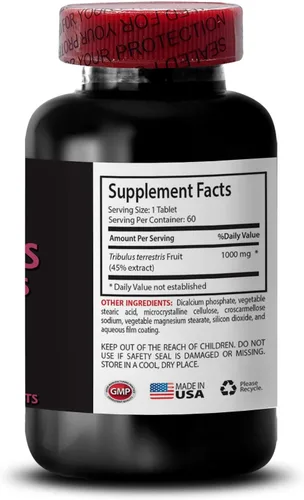 Vista 4 de Strength Surge - TRIBULUS TERRESTRIS EXTRACTS - Physical Energy Boost, Body Power Support, Natural Muscle Recovery, Daily Energy, Active Power, Pure