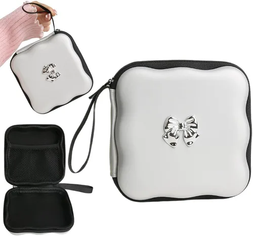 Vista 12 de Funda de almacenamiento para cargador, diseño de ondas, protector de cargador de viaje, organizador de cables para auriculares, caja