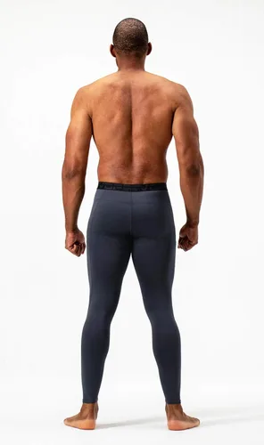 Vista 3 de DEVOPS - Pantalones de compresión térmicos para hombre, mallas atléticas de base, paquete de 2