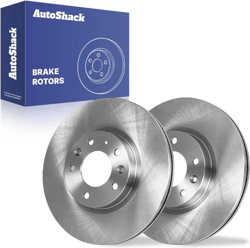 Vista 6 de AutoShack 11.76" (298.7 mm) Rotores de freno ventilados, perforados y ranurados delanteros con recubrimiento de repuesto para 2006-2012 Ford Fusion