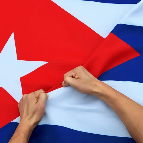 Vista 8 de Anley Fly Breeze - Bandera de Cuba de 3 x 5 pies, color vivo y a prueba de decoloración, cabecera de lona y doble costura, banderas nacionales