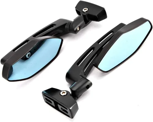 Vista 4 de INNOGLOW Espejos de la motocicleta, Negro Racing Retrovisor Espejos CNC de Aluminio Antideslumbrante Espejo Lateral para H-onda CBR 600 F3 F4i