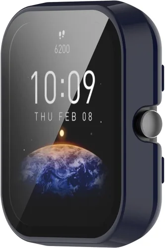 Vista 3 de TenCloud Protector de pantalla compatible con Amazfit Bip 3 Pro, accesorios para reloj inteligente, resistente a los arañazos, protección completa 6