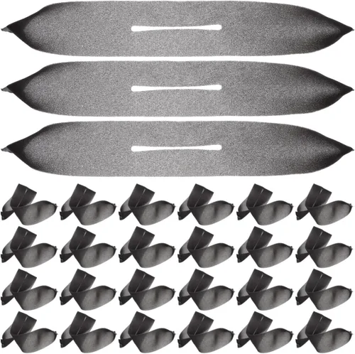 Vista 7 de Uonlytech 100 fundas de esponja para colgar abrigos, antideslizantes de espuma, protegen la ropa y evitan estiramientos de 16.14 pulgadas