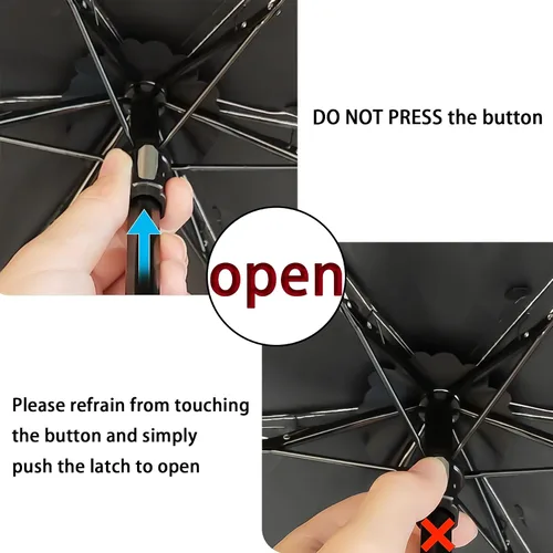 Vista 4 de ALFROTEY Mini paraguas de viaje plegable para lluvia con protección anti-UV, ligero, compacto, ideal para mochilas y bolsos, perfecto para mujeres