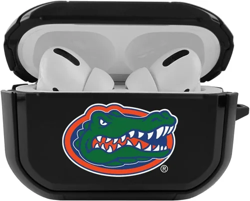 Vista 21 de Funda negra duradera para Apple AirPods Pro (1ª/2ª generación) con mosquetón - Alabama Crimson Tide