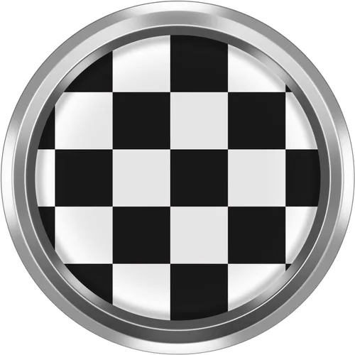 Vista 2 de Cubierta cromada para parrilla de parachoques delantero 3D para Mini Cooper One S JCW R50 R52 R53 R55 R56 R60 R61 F54 F55 F56 F57 F60 Hatchback
