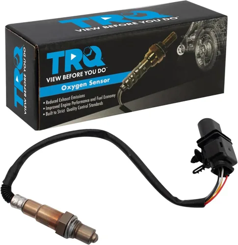 Vista 349 de TRQ Sensor de Oxígeno O2 de 4 Hilos de Banda Estrecha Compatible con VW Atlas 2.0L 2018-21, VW GTI 2.0L 2016-18, Audi A3 Quattro 2.0L 2015-18, VW