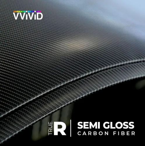 Vista 3 de VViViD - Rollo de vinilo de fibra de carbono True R con tecnología de liberación de aire