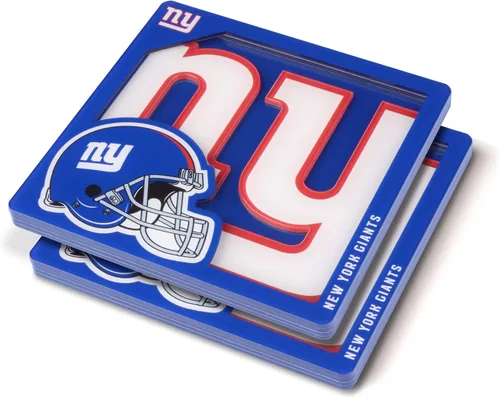 Vista 32 de YouTheFan NFL - Posavasos de la serie de logotipos en 3D