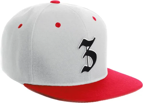 Vista 1434 de Daxton Gorra clásica con visera de billete plano con letras del alfabeto inglés antiguo de la A a la Z
