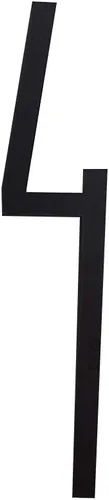 Vista 15 de Números de puerta para casa/apartamento, buzón de 4 pulgadas, letras autoadhesivas negras (0, estilo A)