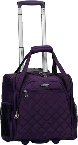Vista 33 de Rockland Melrose - Maleta con ruedas, de porte vertical, para caber debajo del asiento, Rojo), BF31-RED