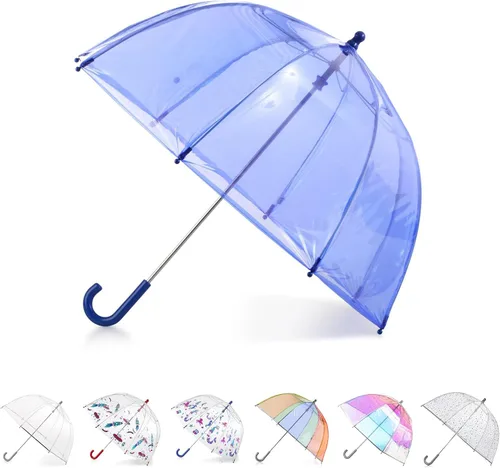 Vista 14 de Totes- Paraguas de burbujas transparente para niños con mango de fácil agarre), 2236N53