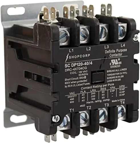 Vista 11 de Contactor magnético de propósito definido para carga de motor, HVAC, refrigeración y bomba de calor