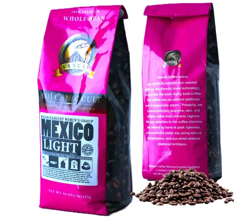 Vista 15 de Café de grano entero tostado ligero Volcanic Cult Vanuat Organic Supreme Finest Artisan Coffee ofrece una amplia selección de opciones de café