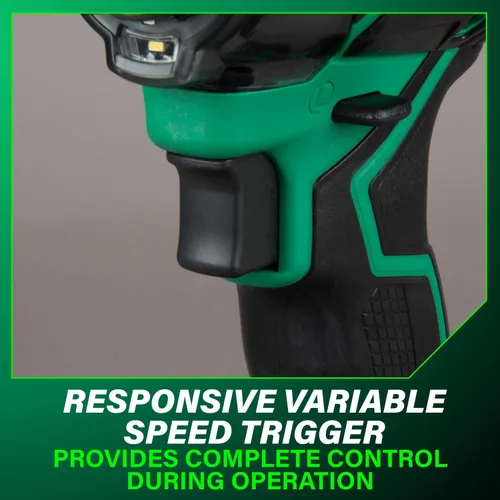 Vista 9 de Metabo HPT 36V MultiVolt™ Kit de controlador de impacto de martillo triple inalámbrico BOLT, controlador de impacto de alto torque con estuche, 2