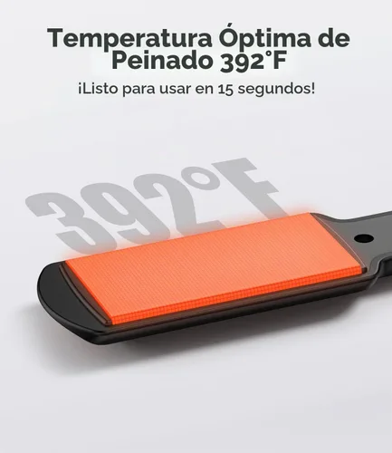 Vista 4 de FARERY Mini plancha de pelo de viaje, plancha plana portátil de 1.5 Negro
