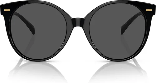 Vista 4 de Versace Gafas de sol redondas gris oscuro VE4442 GB187 55, Negro Gris Oscuro