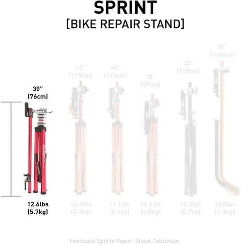 Vista 10 de Feedback Sports Sprint - Soporte de reparación de bicicleta, soporte