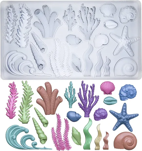 Vista 28 de Moldes de arte para arcilla polimérica, arcilla que se seca al aire, yeso, resina epoxi, fondant, decoración de pasteles, 3 molduras decorativas