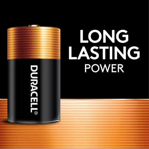 Vista 2 de Pilas alcalinas Duracell CopperTop, MN1300B4, D, Negro, 4, 1