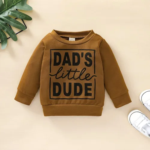 Vista 2 de Sudadera de manga larga para recién nacido, para bebés, niños y bebés, ropa de otoño