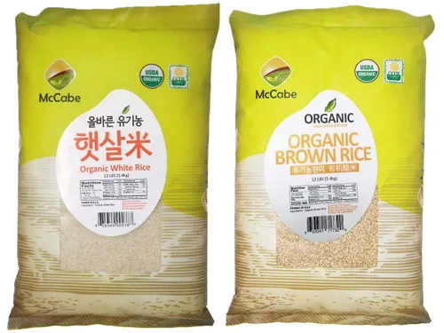 Vista 6 de McCabe Paquete de arroz orgánico de 12 libras (arroz blanco + 8 granos mixtos), certificado orgánico USDA y CCOF