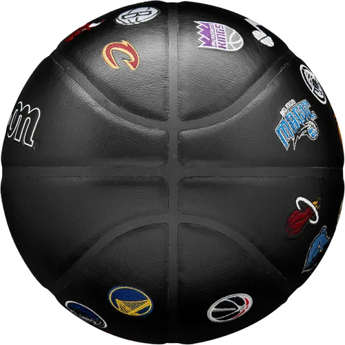 Vista 4 de WILSON NBA All Team Premiere Baloncesto – Negro/Multicolor, Tamaño 7-29.5 pulgadas