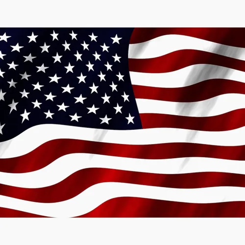 Vista 2 de CafePress Tarjetas de notas de la bandera estadounidense (juego de 20) 4.25 x 5.5 pulgadas, 10