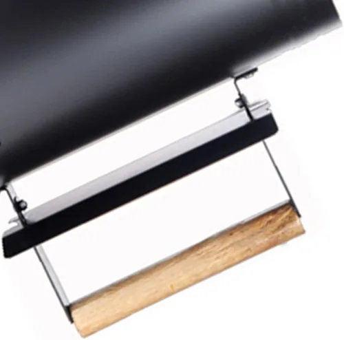 Vista 7 de Arrancador de chimenea de acero inoxidable para cocinar al aire libre