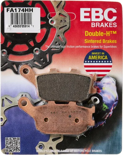 Vista 2 de EBC Brakes FA174HH - Juego de pastillas de freno de disco, color negro