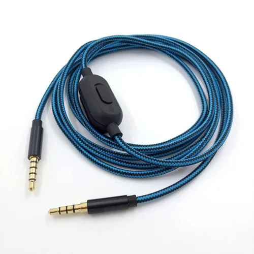 Vista 2 de ZEZEFUFU Cable estéreo de repuesto de 0.138 in para auriculares de audio para Astro A10 A40 A30 Gaming Headset