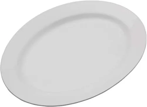 Vista 9 de Everyday White Juego de 4 platos de ensalada con borde clásico, 8.25 pulgadas