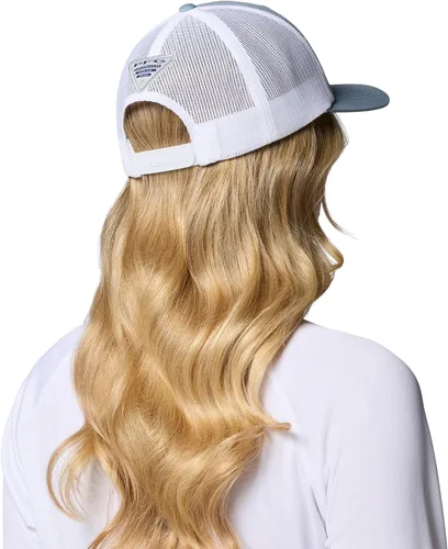 Vista 172 de Columbia Gorra de bola de malla Bandera antigua de malva/blanco/pescado